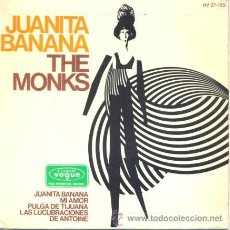 Discos de vinilo: THE MONKS - JUANITA BANANA - EP ESPAÑOL DE VINILO RARO FREAKBEAT. Lote 32046739