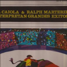 Discos de vinilo: LP-AL CAIOLA & RALPH MARTERIE-HISPAVOX 06121-1962. Lote 32058586