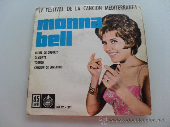 Discos de vinilo: MONNA BELL - NUBES DE COLORES + 3 EP - Foto 1