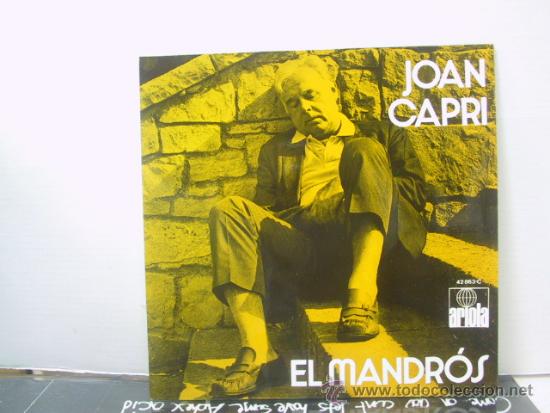 Discos de vinilo: JOAN CAPRI - EL MANDROS   - VERGARA 1972 - Foto 1