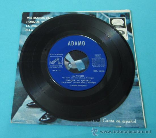 Discos de vinilo: ADAMO CANTA EN ESPAÑOL. EMI - Foto 3 - 32183551