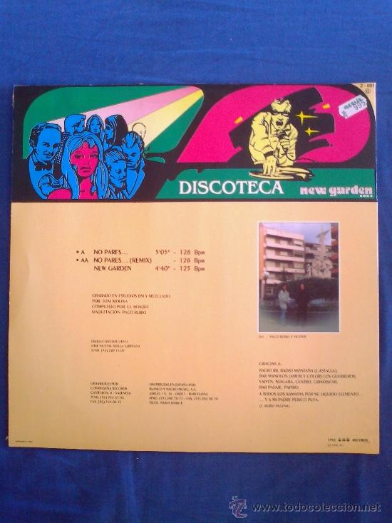 Discos de vinilo: THE WINDOW - NO PARES (1992) - Foto 2