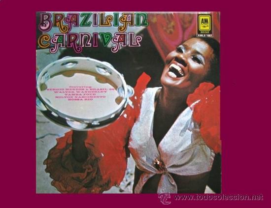 Vinyl records: Varios -nascimiento-mendes-jobim -?lp Brazilian Carnival 1970 uk  AMLB 1007 musica brazil