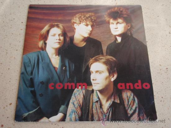 Vinyl records: COMMANDO  ( TEARS AREN'T MADE OF WHISKEY - UNDER THE COLD BLUE MOON )  1989   SINGLE45   MNW MUSIC