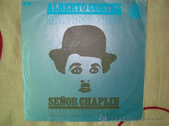 Discos de vinilo: ALBERTO CORTES , MINI MINIFALDA - SE&Ntilde;OR CHAPLIN - Foto 2