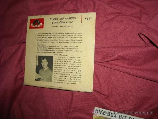 Discos de vinilo: Thory Bernhards ep polydor  EP  SVENSKA  H 10777 196? - Foto 2