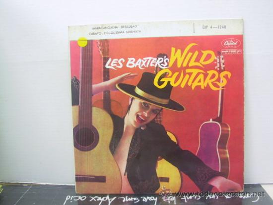 Discos de vinilo: LES BAXTER - WILD GUITARS - EDICION ESPA&Ntilde;OLA - CAPITOL - Foto 1