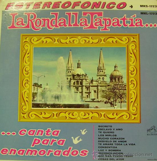 Disques de vinyle: LA RONDALLA TAPATIA-CANTA PARA ENAMORADOS LP VINILO (MEXICO)