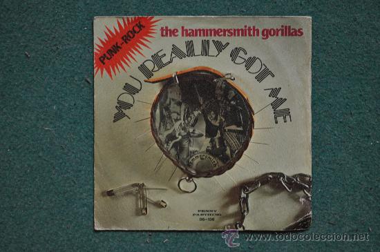 Discos de vinilo: THE HAMMERSMITH GORILLAS - YOU REALLY GOT ME - Foto 1