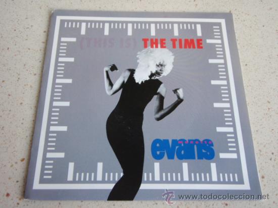 Discos de vinilo: MONETTE EVANS   ( THE TIME    2 VERSIONES )    1990-GERMANY   SINGLE45  CBS - Foto 1