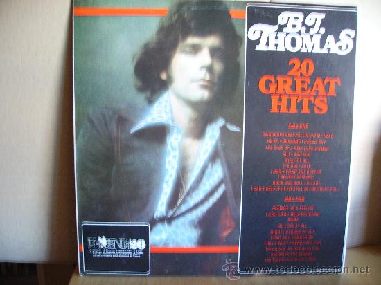 Discos de vinilo: B.J.THOMAS --- 20 GREAT HITS - Foto 1