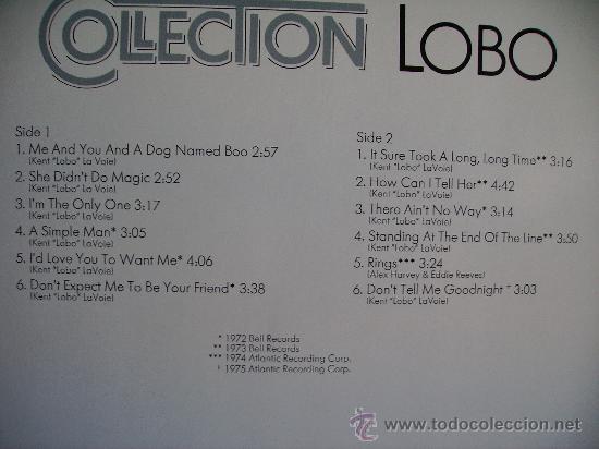 Discos de vinilo: LOBO ---- COLLECTION - Foto 2