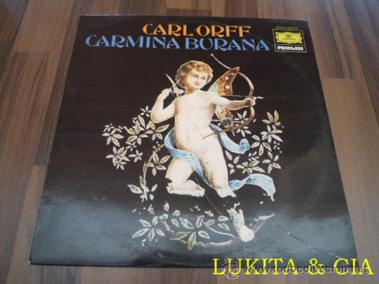 Discos de vinilo: CARL ORFF - CARMINA BURANA - Foto 1
