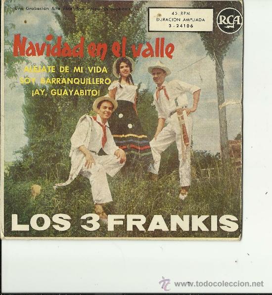 Disques de vinyle: Los 3 frankis.4 canciones