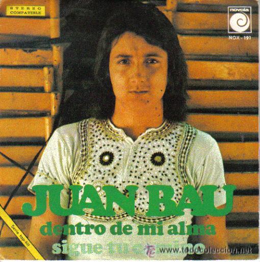 Discos de vinilo: Dentro de mi alma. Juan Bau. - Foto 1