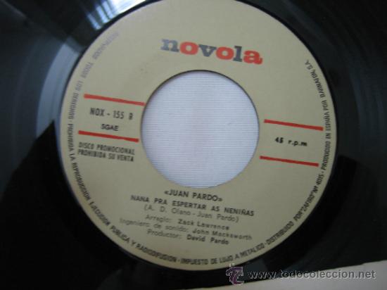 Discos de vinilo: Singels Juan Pardo 1971 - Foto 3