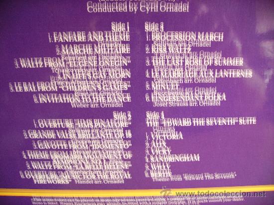 Discos de vinilo: LONDON SYMPHONY ORCHESTRA --- EDWARD THE SEVENTH - Foto 2