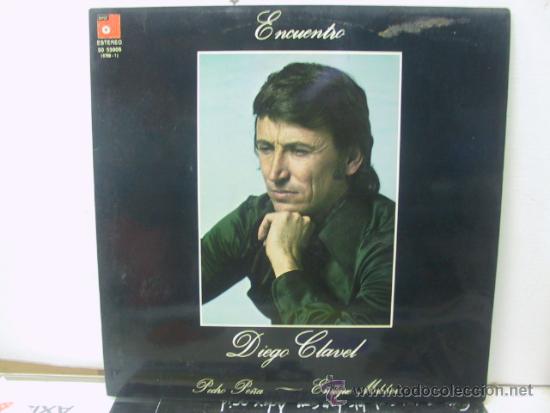 DIEGO CLAVEL - ENCUENTRO - PORTADA ABIERTA - BASF 1976 (Música - Discos - LP Vinilo - Flamenco, Canción española y Cuplé)