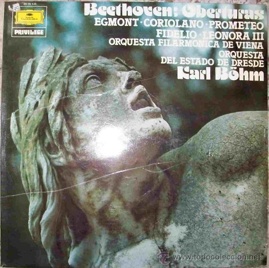 Discos de vinilo: Discos (Beethoven) Oberturas - Foto 1