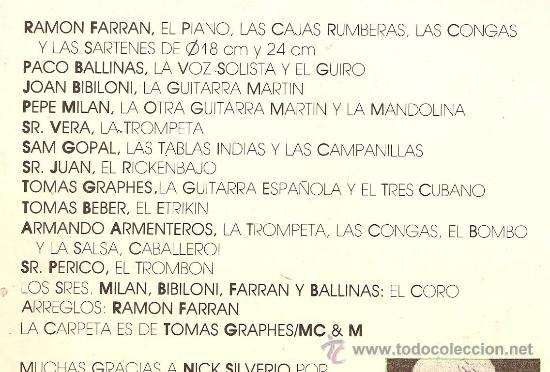 Discos de vinilo: LP TABACO - SEGUNDO LP - Foto 3
