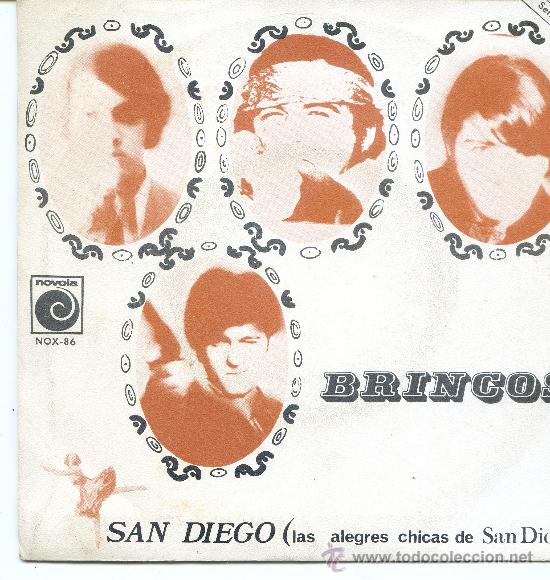 Discos de vinilo: SINGLE LOS BRINCOS - SAN DIEGO - APOLO - Foto 1