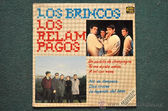 Discos de vinilo: LOS BRINCOS + LOS RELAMPAGOS (Split) - Foto 1