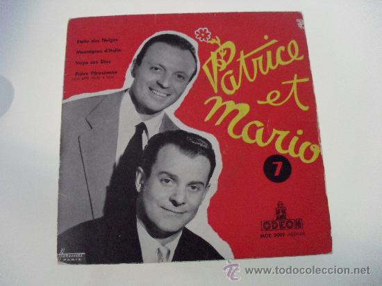 Disques de vinyle: PATICE ET MARIO - ETOILE DES NEIGES + 3 EP MADE IN FRANCE