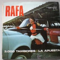 Discos de vinilo: RAFA CHICO YE-YE, 3.000 TAMBORES, SINGLE TEMPO 1970 A ESTRENAR EN OFERTA VER + INFORMACIÓN. Lote 36713153