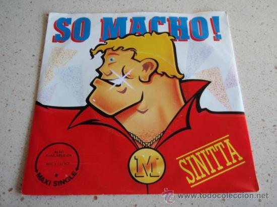 Discos de vinilo: SINITTA ( SO MACHO - SHOWDOWN ) 1985 SINGLE45 MEGA RECORDS - Foto 1