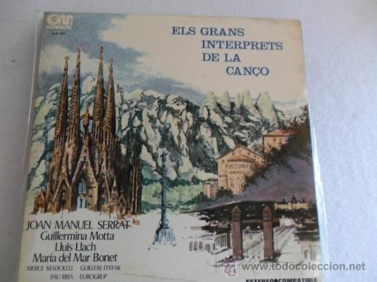 Discos de vinilo: ELS GRANS INTERPRETS DE LA CAN&Ccedil;O 1974 - Foto 1