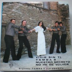 Discos de vinilo: TAMBA 8 CON BLANCA, YE-YE VIVIR SIN TI, EP BCD, 1976, PROMOCIONAL NUEVO OFERTA