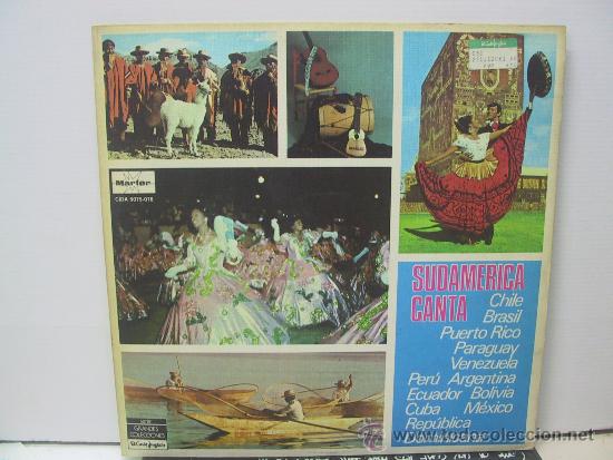 Vinyl records: SUDAMERICA CANTA - DOBLE LP - PORTADA ABIERTA - MARFER 1978