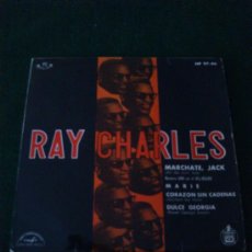 Discos de vinilo: SINGLE RAY CHARLES. MARCHATE, JACK. Lote 32397820