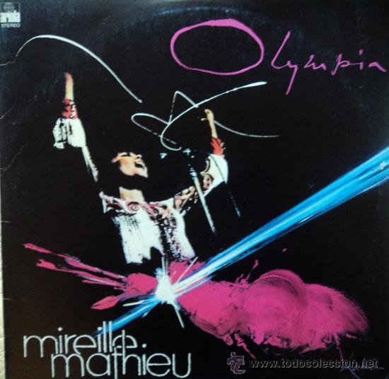 Discos de vinilo: mireille mathieu - en el olympia - edici&oacute;n de 1974 de espa&ntilde;a - Foto 1