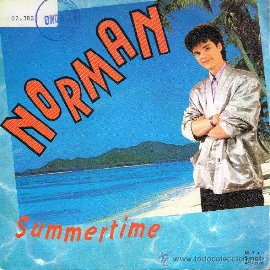 Discos de vinilo: Norman - Summertime (2 versiones) - Single 1987 - Foto 1