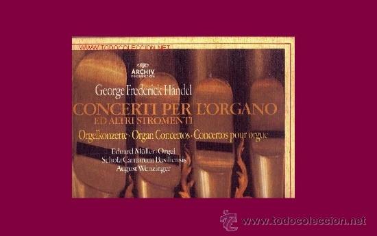 Discos de vinilo: GEORGE FREDERICK HANDEL CAJA 5 LP - Foto 1