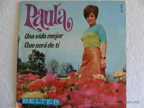 Discos de vinilo: PAULA - UNA VIDA MEJOR 1968 - Foto 1