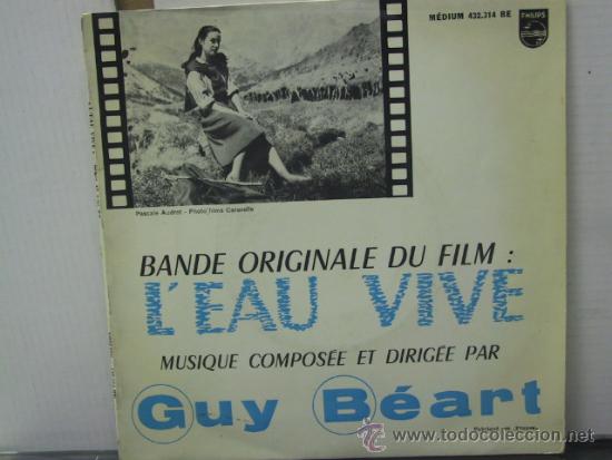 Discos de vinilo: GUY BEART - LEAU VIVE - ORIGINAL FRANCES - PHILIPS - Foto 1