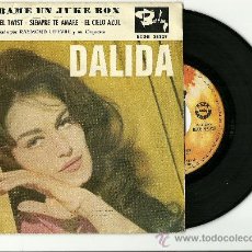 Discos de vinilo: DALIDA. COMPRAME UN JUKE BOX (VINILO EP ESPAÑOL 1961). Lote 32477764