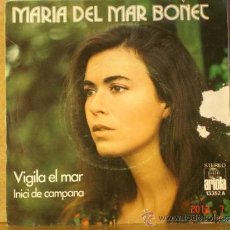 Discos de vinil: MARIA DEL MAR BONET - VIGILA EL MAR / INICI DE CAMPANA - ARIOLA 13352 A - 1974- EDICIÓN ESPECIAL. Lote 32534173