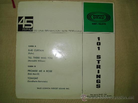 Discos de vinilo: 101 STRINGS - A TOAST TO BROADWAY - Foto 2
