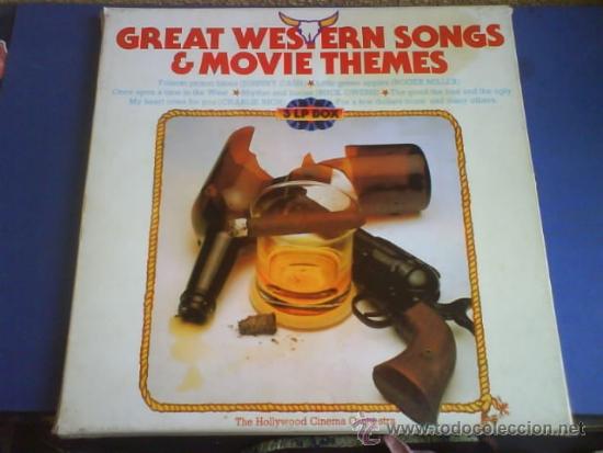 Discos de vinilo: GREAT WESTERN SONGS 3 Lps BOX - Foto 1
