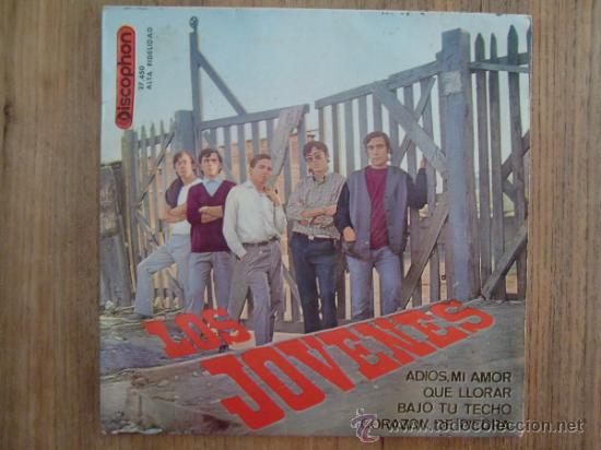Discos de vinilo: LOS JOVENES - ADIOS MI AMOR - Foto 1