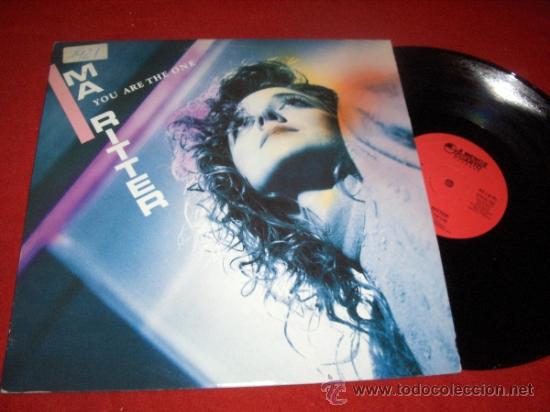 Discos de vinilo: MA RITTER You are the one / You are the one (Instrumental) 12&rdquo; MX 1987 A menos Cuarto ITALO DANCE