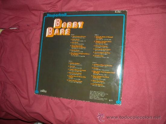 Discos de vinilo: BOBBY BARE DOBLE LP STARPORTRAIT 1981 INTERCORD GERMANY - Foto 3
