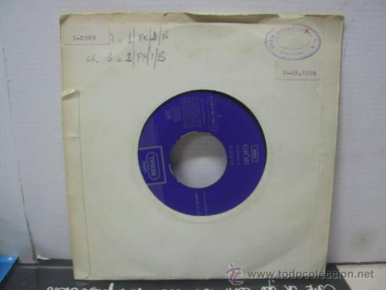 Discos de vinilo: LOS BETA - SINDY / ROLY POLY - EMI 1970 - Foto 1