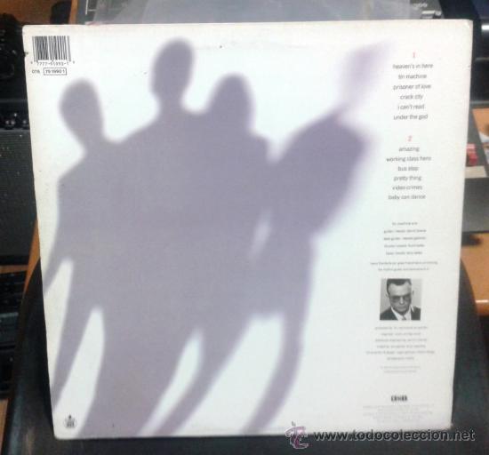 Discos de vinilo: TIN MACHINE - PRIMER TRABAJO - Foto 2