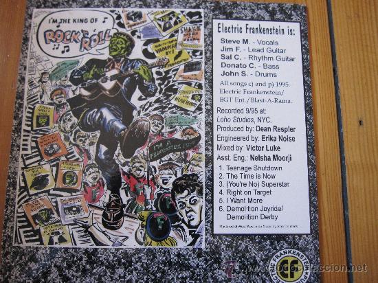 Discos de vinilo: Electric Frankenstein `The Time is Now` 10`` - Foto 2