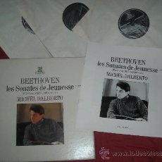 Discos de vinilo: BEETHOVEN CAJA 3 LP CON LIBRETO MICHEL DALBERTO 1983 FRA VER FOTO ADICIONAL