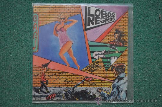 Discos de vinilo: LOBOS NEGROS - Obsesi&oacute;n en el muelle  7&rdquo; - Foto 1